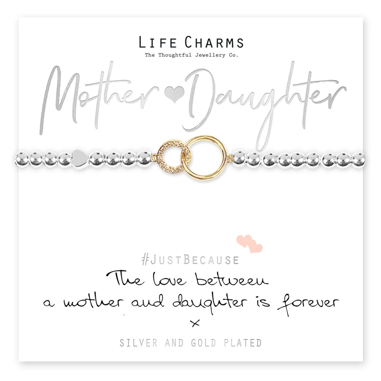 LOVE BETWEEN MOTHER & DAUGHTER BRACELET