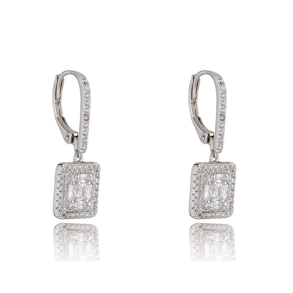 Ladies ISABELLA RHODIUM EARRINGS