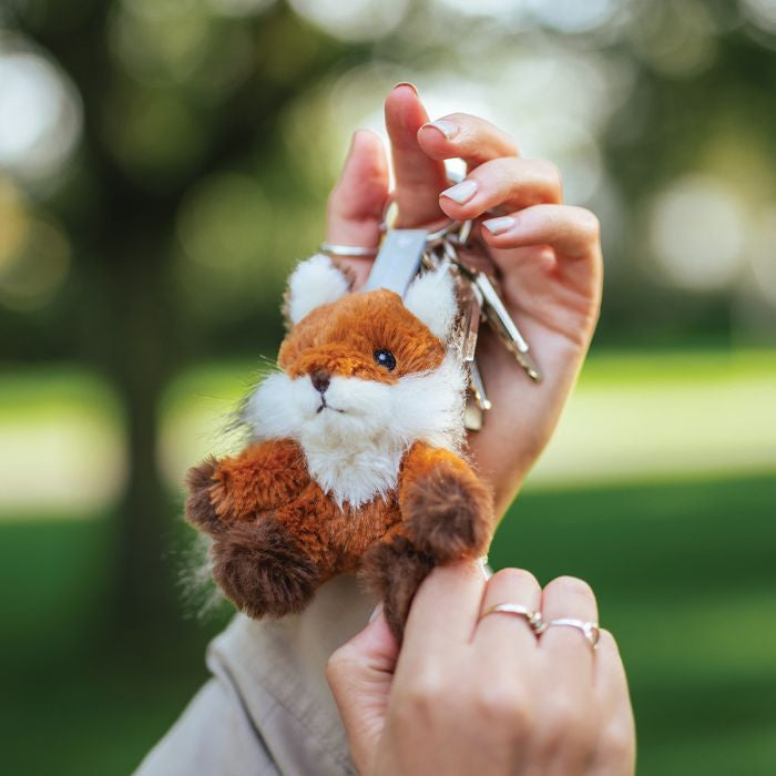 WRENDALE AUTUMN' FOX PLUSH CHARACTER KEYRING