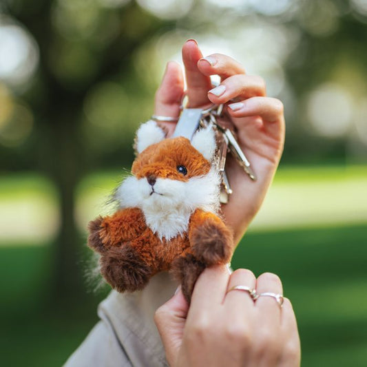 WRENDALE AUTUMN' FOX PLUSH CHARACTER KEYRING