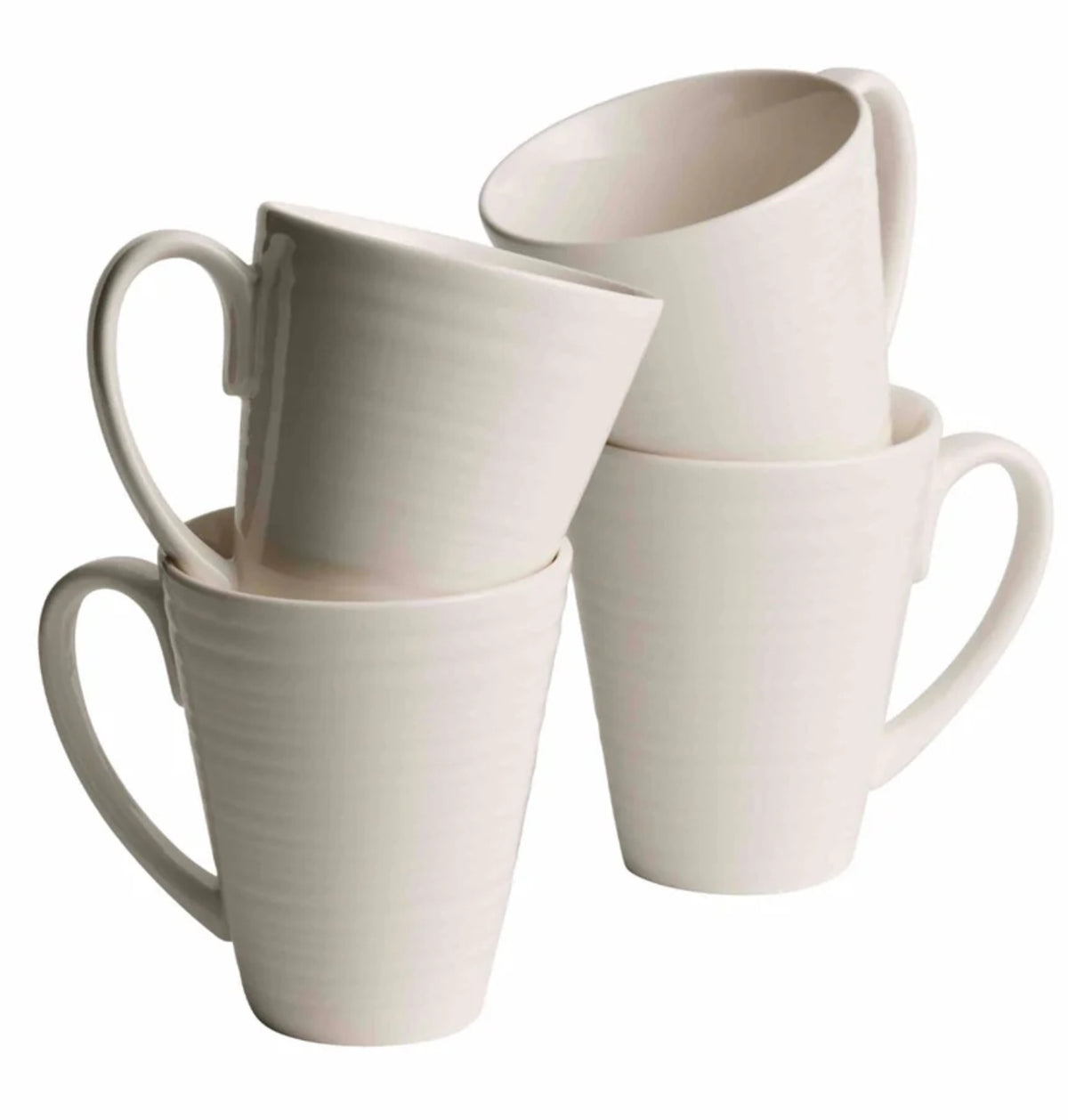 Belleek Living Ripple Mugs Set