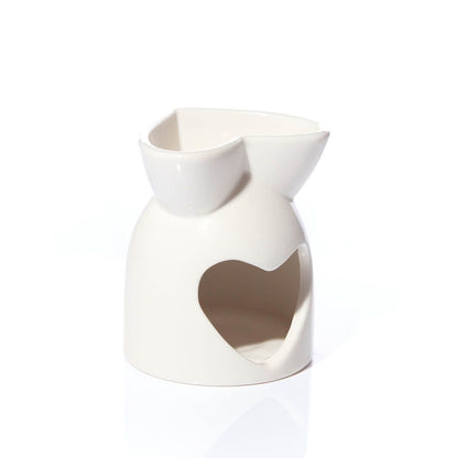 FLORAL CERAMIC HEART SHAPED FRIENDS LIKE YOU BURNER