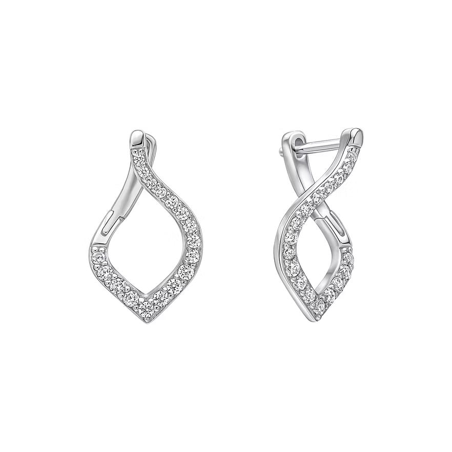 Diamonfire Cluster Cut Out Earrings
