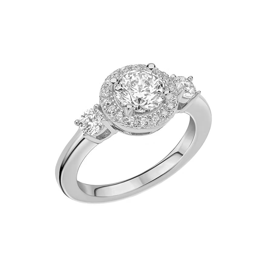 Diamonfire Halo Trilogy Ring