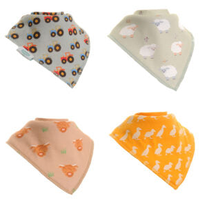 Ziggle Farmyard Fun Bib Set