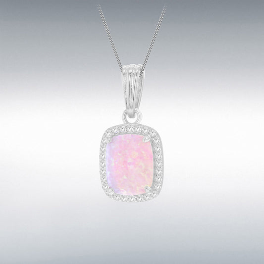 STERLING SILVER RHODIUM PLATED PENDANT