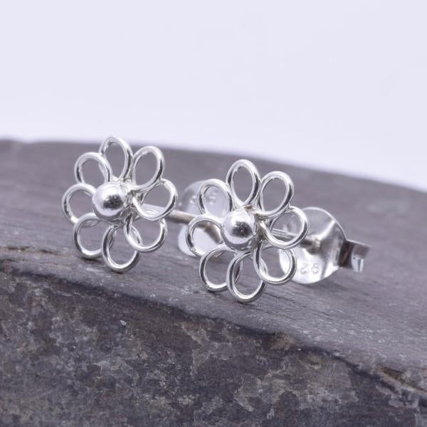 Silver earrings