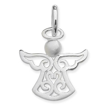 Silver Matt and polished finish angel