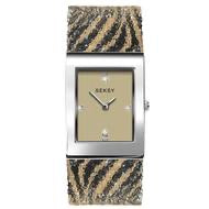 Seksy Rocks® Tiger Print Bracelet Watch