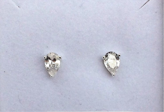 Silver earrings