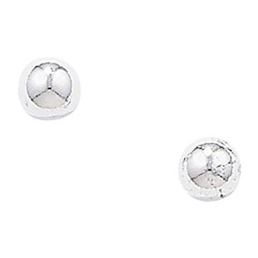Silver 3mm ball stud earrings