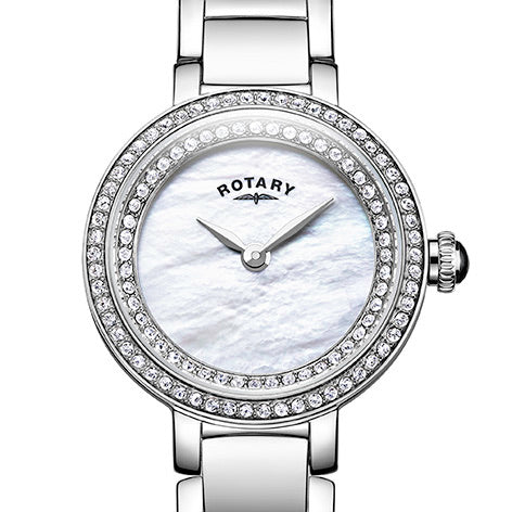 Rotary Ladies Stone Set Cocktail Watch