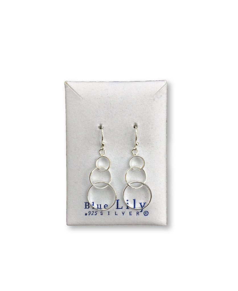 Silver earrings