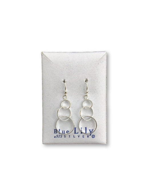 Silver earrings