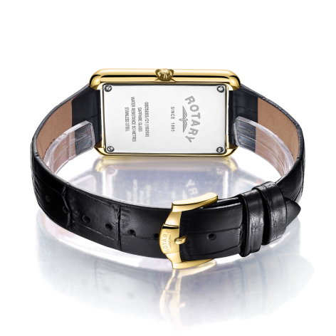 Rotary Gold Cambridge Shaped Gents Watch