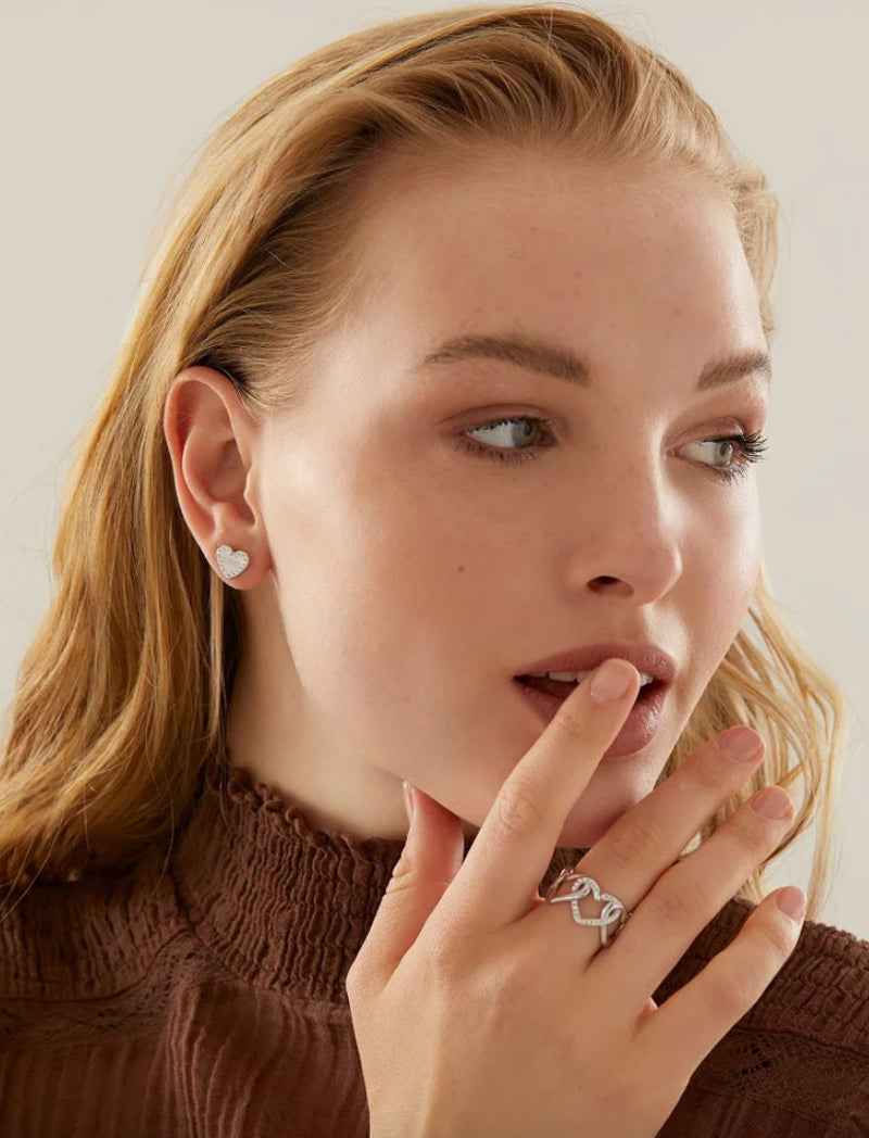 GUESS ‘HEART TO HEART’ EARRINGS