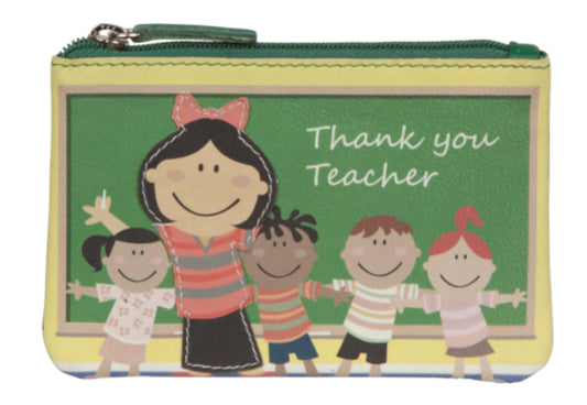 Pinky Teacher Coin Purse