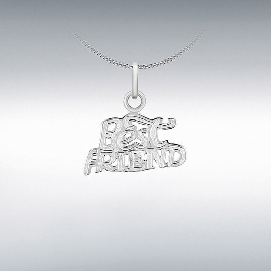 STERLING SILVER 'BEST FRIEND' PENDANT