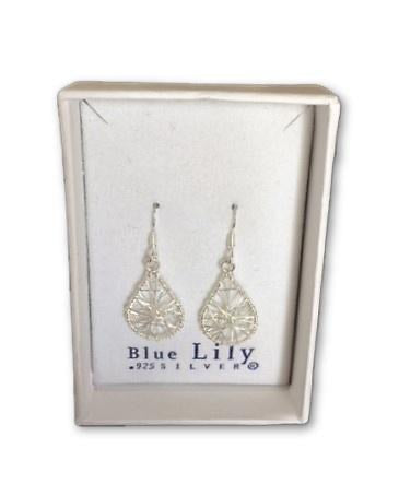 Silver earrings