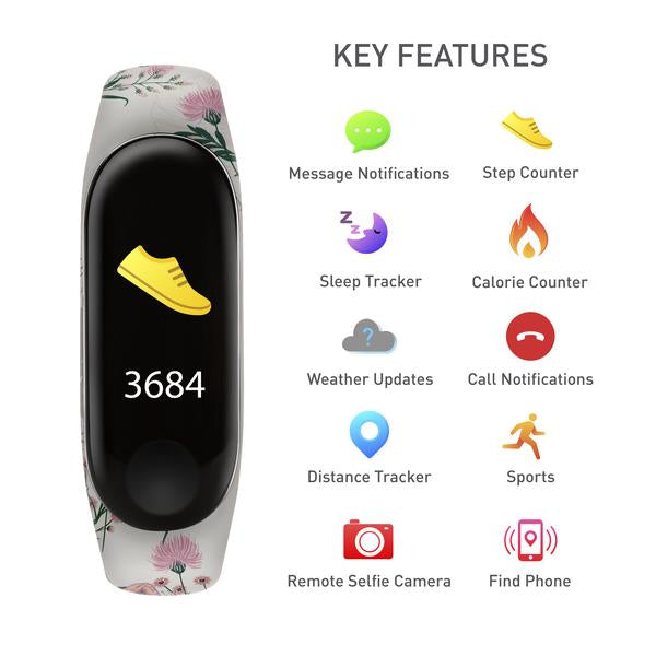 Reflex Watch Floral ladies strap