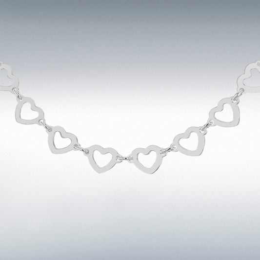 Silver Heart Chain
