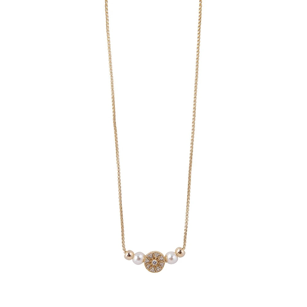 Ladies MAYA GOLD SHORT NECKLACE