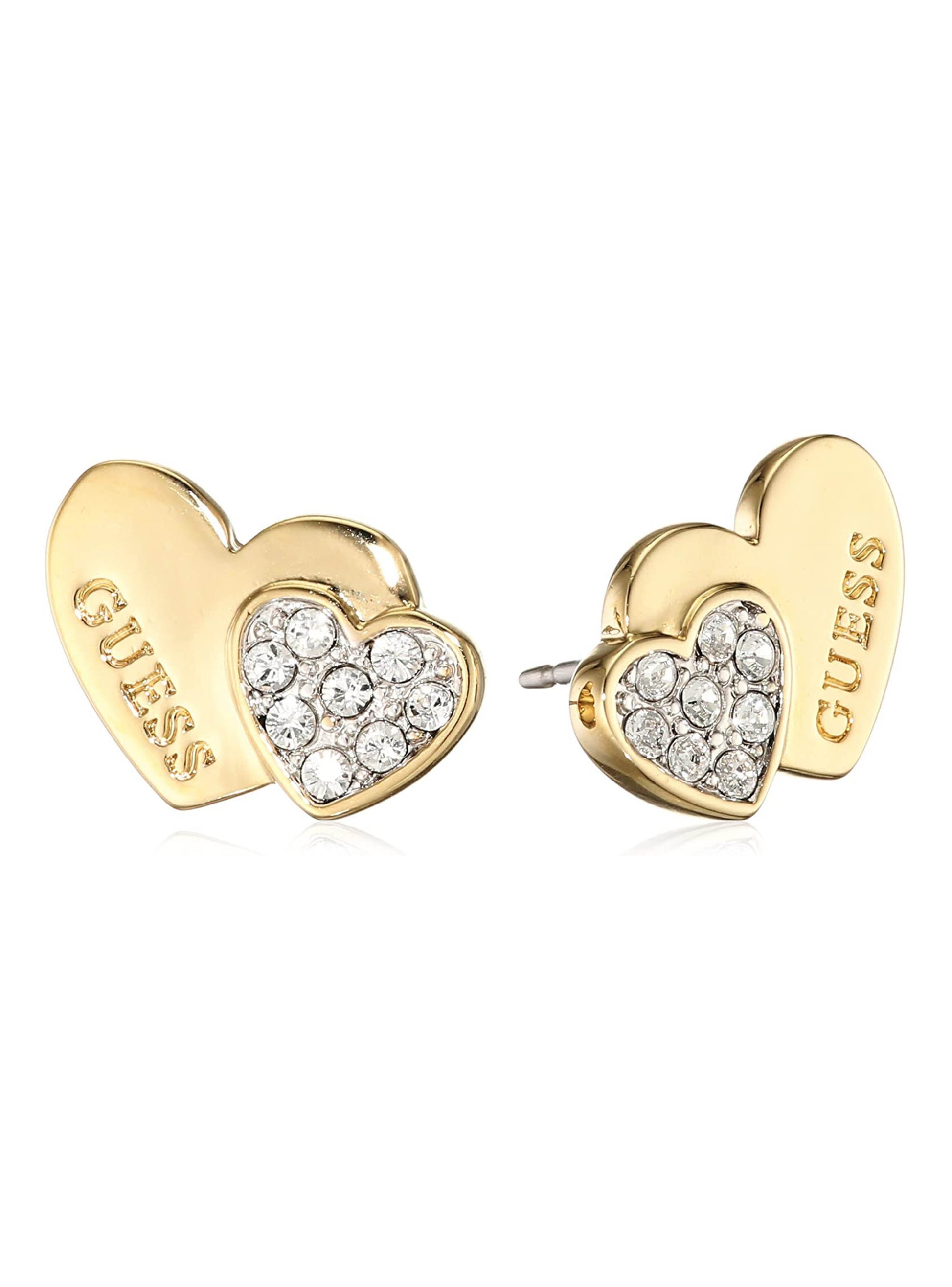 GUESS GOLD PLATED EARRINGS