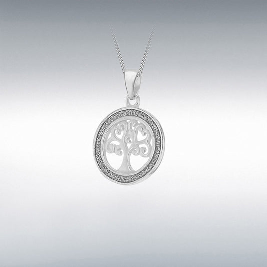 STERLING SILVER LADIES STARDUST 'TREE OF LIFE' PENDANT