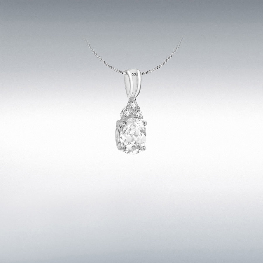 Silver CZ Pendant