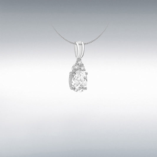 Silver CZ Pendant