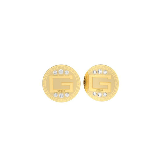 Ladies Guess G Solitaire G Coin Stud Earrings