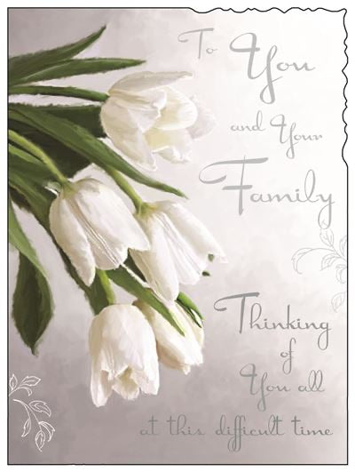 To You & Your Family Sympathy Cards