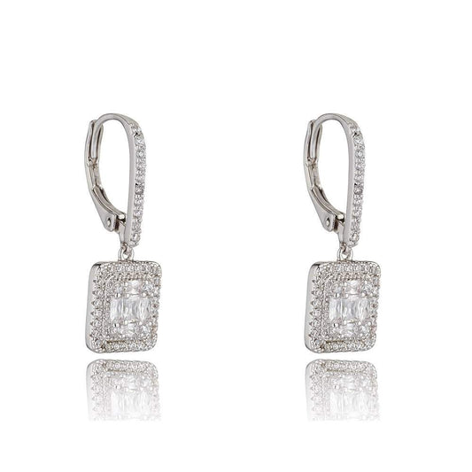 Ladies ISABELLA RHODIUM EARRINGS
