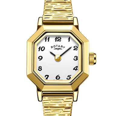 Rotary Timepieces Ladies Gold-plated Case Watch